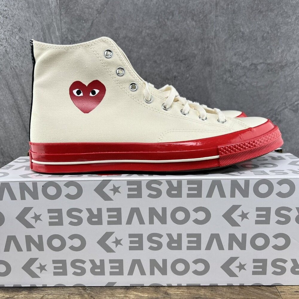 Converse Chuck Taylor All Star 70 High Comme Des Garcons Sz 11 Mens Pristine Red